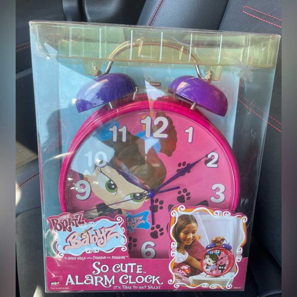 Bratz Pink and Purple Alarm Clock